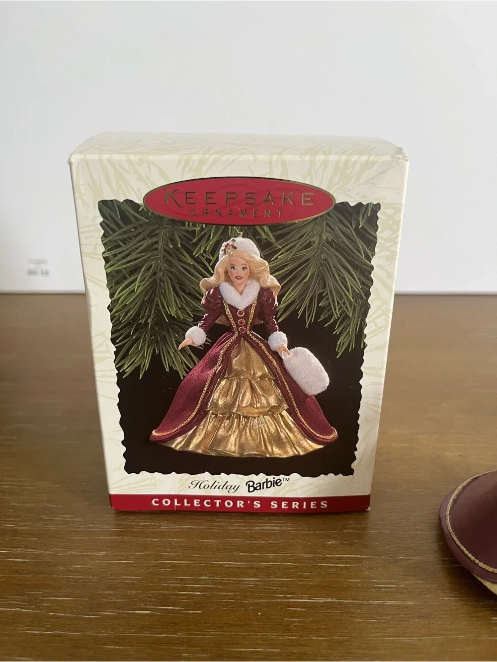 Hallmark Keepsake Holiday Barbie Christmas Ornament 4th in Series 1996